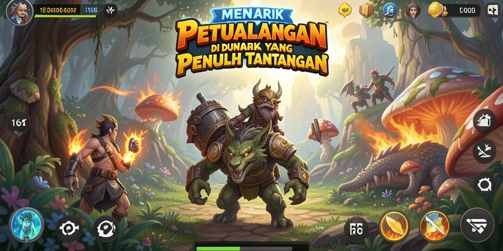 Gameplay seru 116X dengan berbagai tantangan petualangan menarik.