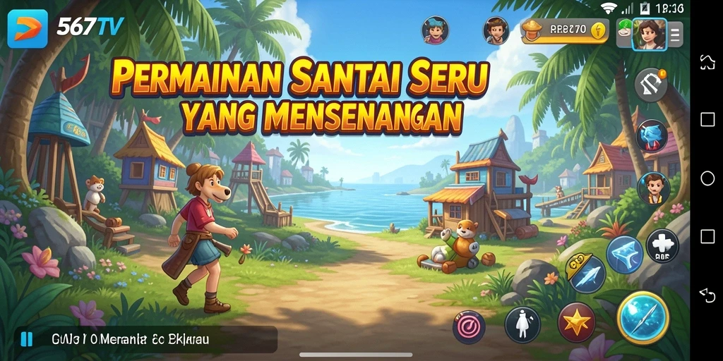 Tampilan menarik dari gameplay 567TV yang penuh warna.