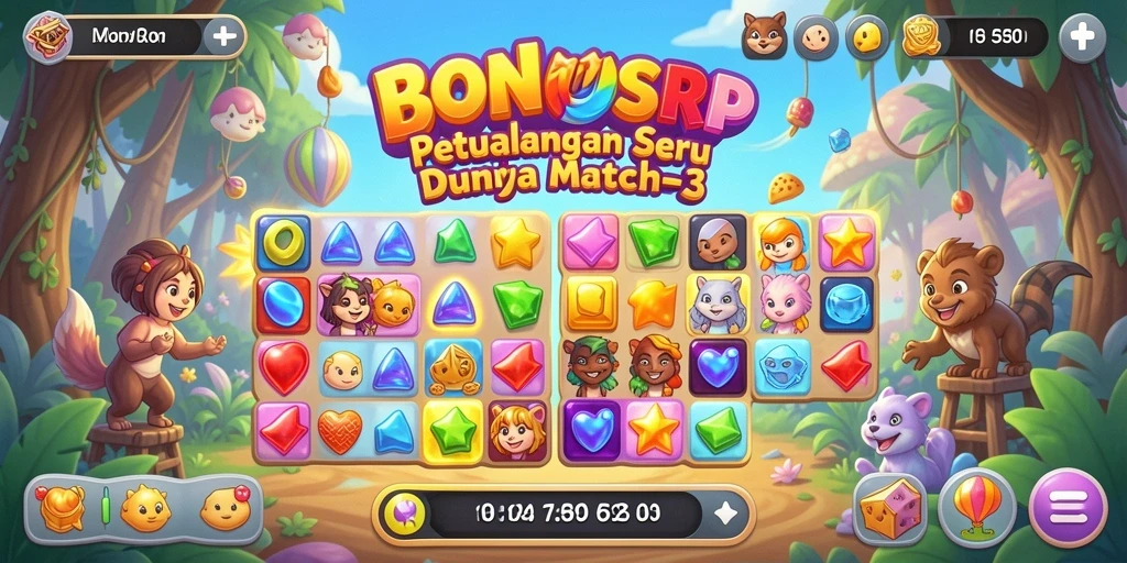 Tampilan menarik dari gameplay seru BONUSRP yang penuh warna.