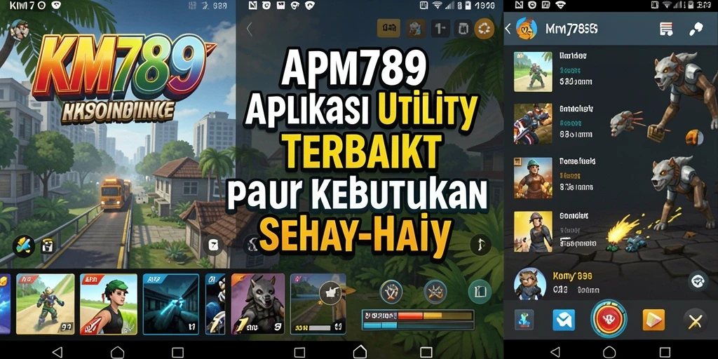 Tampilan antarmuka KM789 yang sederhana dan fungsional.