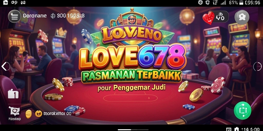 Tampilan gameplay LOVE678 yang menarik dengan grafis kasino yang memukau.