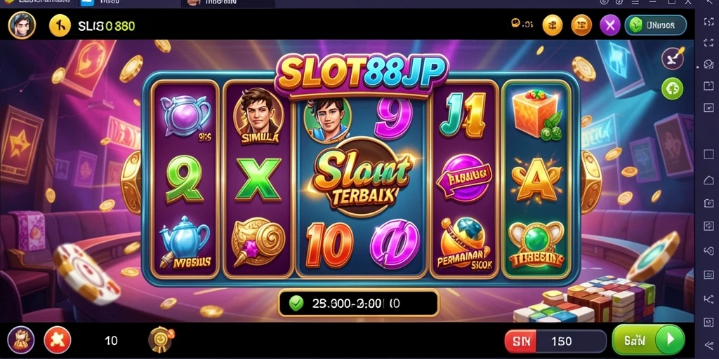 Tampilan gameplay dalam SLOT88JP yang memukau dan interaktif.